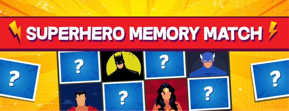 Super Hero Memory Match
